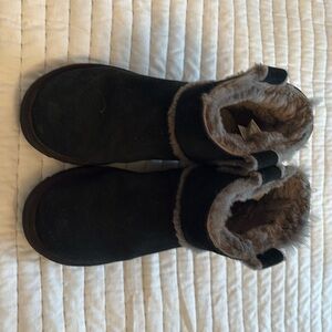Black Ugg booties size 7
